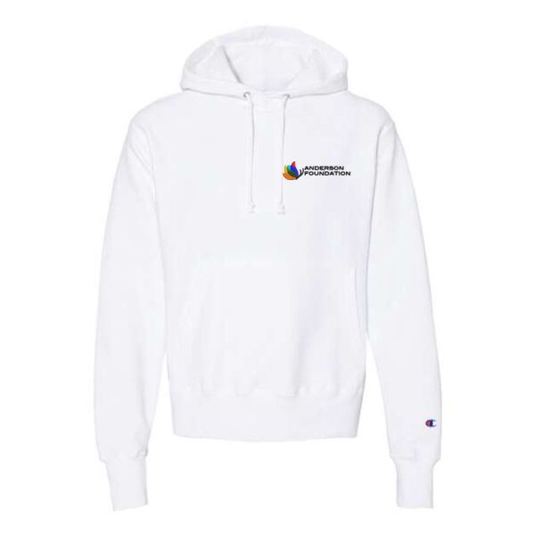Champion Reverse Weave Hooded Sweatshirt  - Embroidered Logo Thumbnail